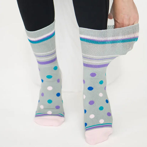 4-Pack Diabetic Socks - Light Color Bundle