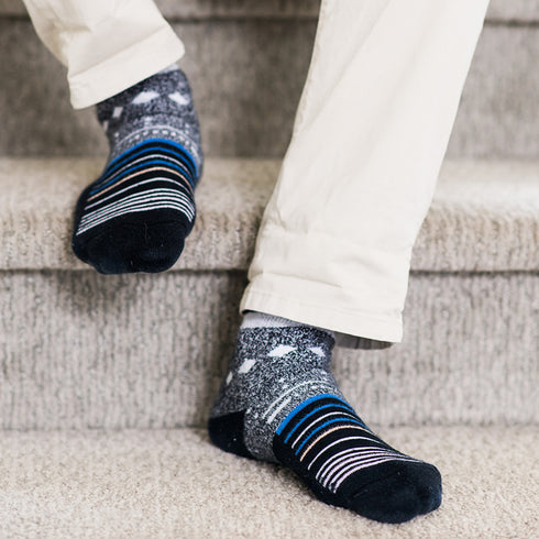 Diabetic Socks - Black Stars