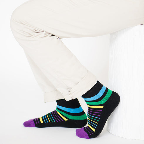 Diabetic Socks - Multi Stripes
