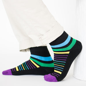 Diabetic Socks - Multi Stripes