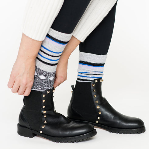 Diabetic Socks - Black Stars