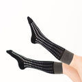 Polka Dot Cotton Black Energy Socks