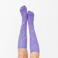Space Dyed Cotton Purple/Blue Energy Socks