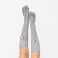 Space Dyed Cotton Grey/White Energy Socks