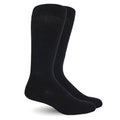 Solid Cotton Black Energy Socks