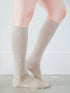 Solid Beige Socks - Women's Medical