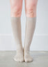 Solid Beige Socks - Women's Medical