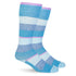Spring Compression Socks - Sky Blue Stripes