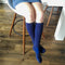 Solid Cotton Navy Energy Socks