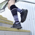 Stripe Cotton Black/Grey Energy Socks