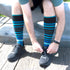 Stripe Cotton Blue Energy Socks