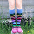 Stripe Cotton Multi-colour Socks - Women's Medical