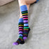 Stripe Cotton Multi-colour Socks - Women's Medical