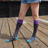Polka Dot Multi Color Cotton Energy Socks