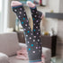 Polka Dot Grey Cotton Energy Socks