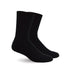 Diabetic Socks for Men, Diabetic Socks For Women, Neuropathy, Non Binding, Seamless - Solid Black