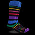 Stripe Cotton Black Multi Energy Socks