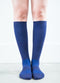 Solid Navy Cotton Socks - Women's Medical