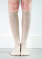 Solid Beige Socks - Men's Medical
