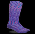 Space Dyed Cotton Purple/Blue Energy Socks