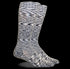 Space Dyed Cotton Grey/White Energy Socks