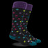 Polka Dot Multi Color Cotton Energy Socks