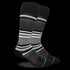 Stripe Cotton Black/Grey Energy Socks