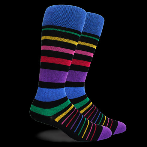 Dr. Segal's Compression Socks 20-30 mmHg rainbow multicolour stripe