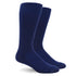 Solid Cotton Navy Energy Socks