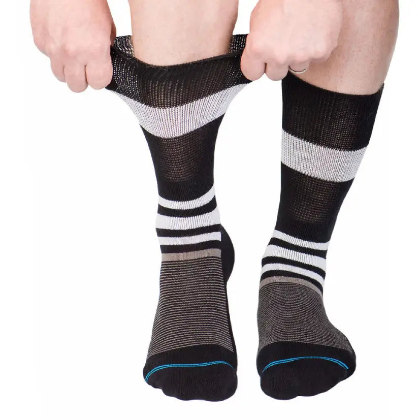 4Pack Diabetic Socks Black Color Bundle Dr. Segal's