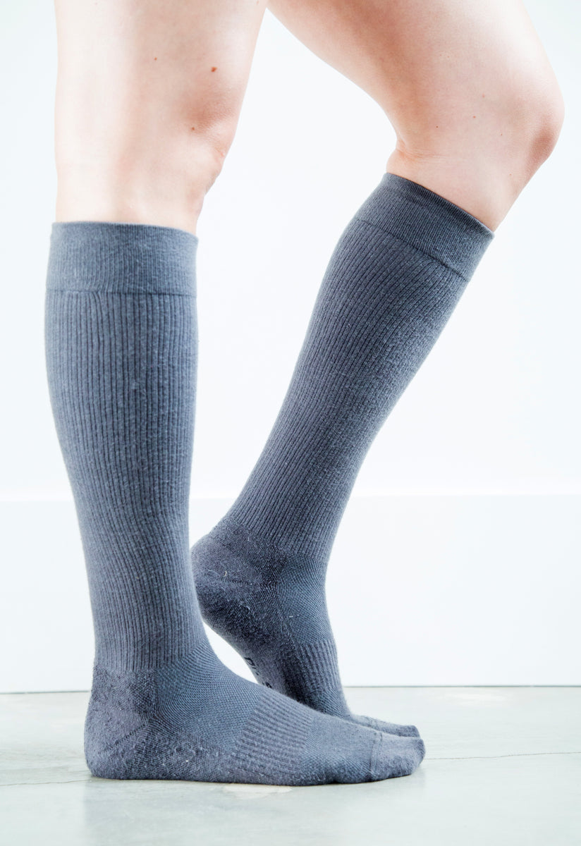 Solid Grey Cotton Socks - Women's Medical – Dr. Segal's